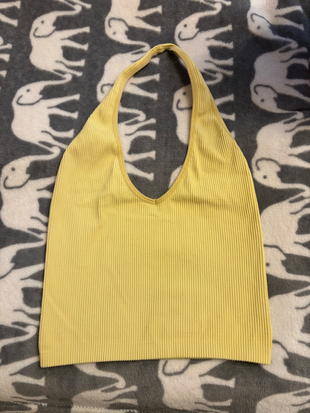 Urban Outfitters Ribbed Halter Tank Top